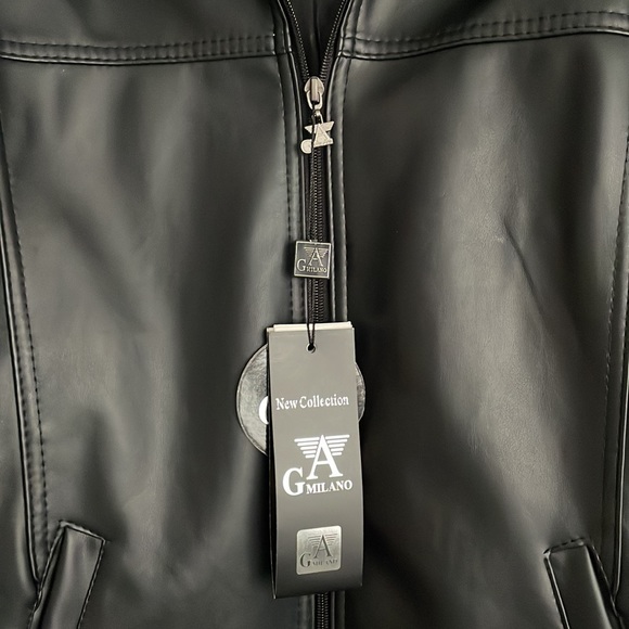 GA Milano faux leather jacket, size Xl, new, made in Italy - Picture 5 of 9